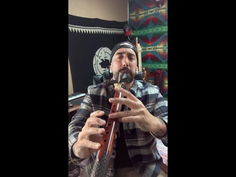 Native American Style Dragonfly Flute in F made by Rising Moon Flutes!