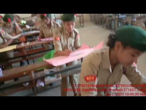 International Environment day celebration by Ncc cadets making painting and essay competition