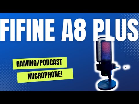 Unboxing The Fifine A8 Plus microphone