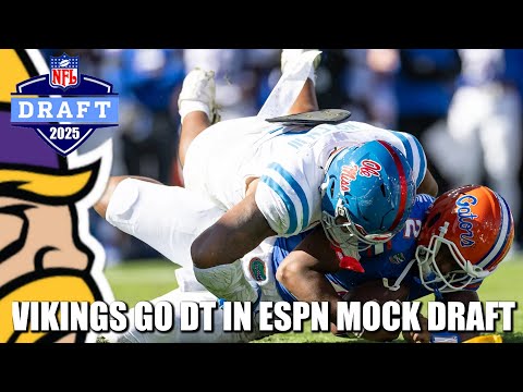 Minnesota Vikings Add Ole Miss DT Walter Nolen in ESPN's Latest 2025 NFL Mock Draft