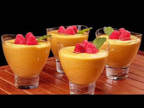 Easy Mango Mousse Recipe with Just 3 Ingredients