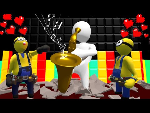 MINIONS AT SECRET MUSIC FESTIVAL CHALLENGE in HUMAN FALL FLAT