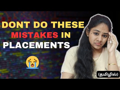 Don't Make🚩 these 5 Mistakes in Placements😭 | IT Jobs | Tech with Ramya