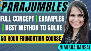 PARAJUMBLES  | Best Method | Full Concept | Examples |Bank |SSC |CDS | Parajumble | Nimisha Bansal