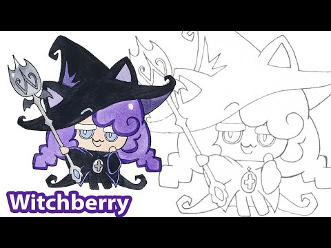 How to draw Witchberry from Cookie Run Kingdom