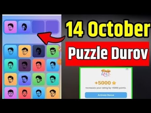 14 October Major puzzle durov Solved Today | Major Daily combo card 14 October Major puzzle durov