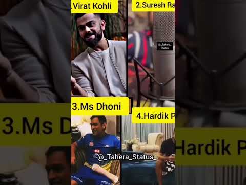 Indian cricketer sing a song virat kohli ms dhoni #viratkohli #msdhoni #cricket #shorts ￼