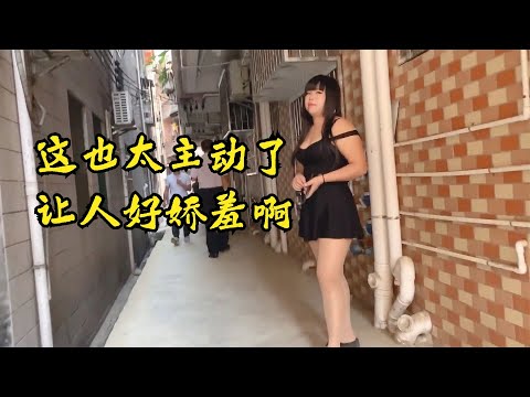 实拍广州城中村风光，小胡同里很热情又热闹，领略到了不一样的风光