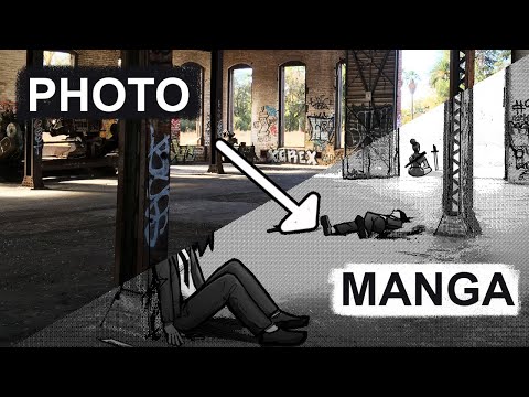 Turn Photos into Manga Background with Clip Studio Paint!