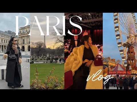 PARIS TRAVEL VLOG| bday in Paris, best food spots, christmas markets, Moulin Rouge & luxury haul