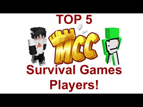 The TOP 5 MCC Survival Games Players! #mcc #shorts