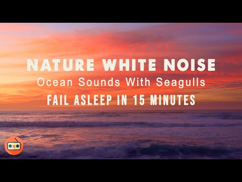 Ocean Sounds With Seagulls Nature White Noise For Sleeping, Meditation|沙灘海浪聲, 海鷗叫聲 瑜珈 減壓 冥想 深度睡眠音樂