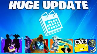 NEW Fortnite HUGE Update v33.20 What to Expect (FREE Skin, Hatsune Miku, Godzilla, Kong & More)