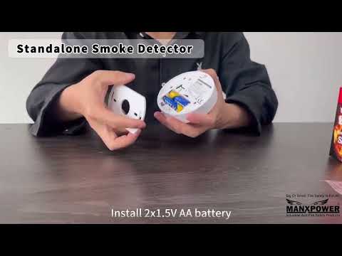 MANXPOWER STANDALONE SMOKE DETECTOR GOLD