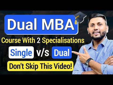 MBA Dual Specialisation | Dual MBA Admission | Online MBA Admission | MBA Specialisations