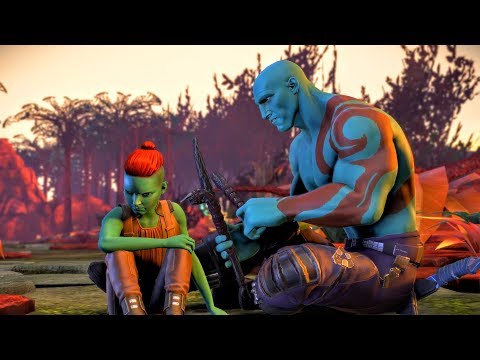 If Kratos Had a Daughter Alive: Drax Makes Kamaria a Tatoo (Guardians of the Galaxy | Telltale Game)