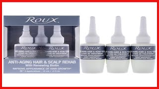 Anti-Aging Hair & Scalp Rehab by Roux, Leave In Treatment Formulated with Renewing Biotin,