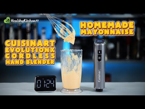 Quick & Easy: Homemade Mayonnaise with Cuisinart EvolutionX Cordless Hand Blender