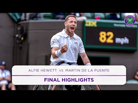 Hewett completes the set | Alfie Hewett vs Martin De La Puente | Final Highlights | Wimbledon 2024