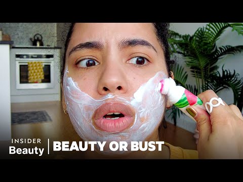 Nair Cream Removes Facial Hair In Minutes | Beauty Or Bust | Insider Beauty