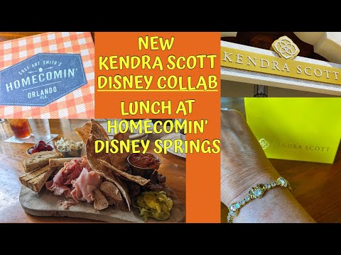 NEW KENDRA SCOTT DISNEY COLLAB / LUNCH at HOMECOMIN'