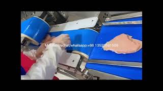 automatic chicken breast strips cutting machine