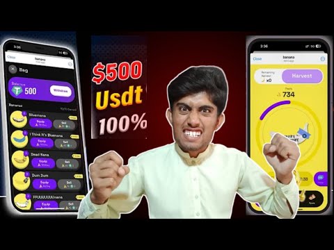 $500 Profit 90%🤑- Banana Tap-To-Earn Bot Mining Better Hamster Combat🔥| New Banana Telegram Bot 2024