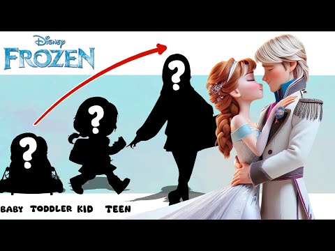 Princess Elsa, Anna, Rapunzel, Ariel, Peach | Growing up Compilation | Cartoon Wow