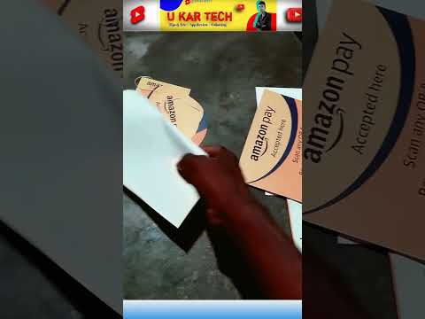 How To Amazon Pay Qr Code Order 2023| Unboxing Amazon Merchant QR Code | U Kar Tech