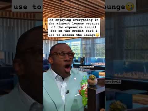 Airport Lounge Enjoyment shannon sharpe meme #travel