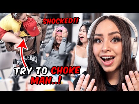 Woman Tries To CHOKE a Man And Fails MISERABLY | Bunnymon Reacts