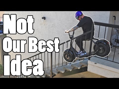 JUST GONNA SEND IT! (CRAZY ELECTRIC SCOOTER)