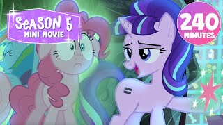 SEASON 5 MINI MOVIE 😱💖| 4 HOURS | My Little Pony: Friendship is Magic | Mega Compilation 🎥