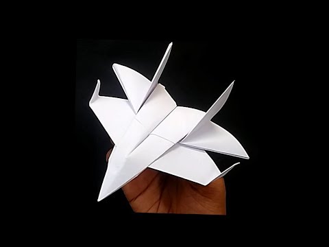 How To Make Origami F-15 Paper Airplane || Fighter paperAeroplane||Origami F-15 paper plane