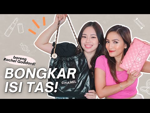 WHAT'S IN OUR BAG feat RACHEL GODDARD! Akhirnya Collab 😍