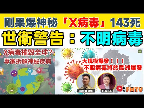 剛果爆神秘「X病毒」，143人死恐大規模爆發？  世衛組織警告不明病毒將於歐洲爆發？︱玄宇宙︱奇門遁甲︱大六壬神課︱大事預測︱#爆新聞 #FMnews 20241222