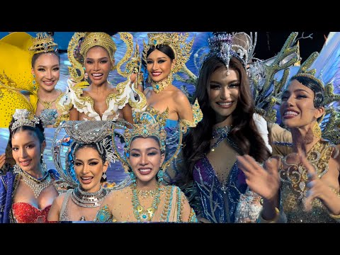 EP 2/2 บรรยากาศหลังรอบชุดประจำชาติ-โดดขึ้นเวทีสัมฯเบาๆ- National Costume-Miss Grand Thailand 2022