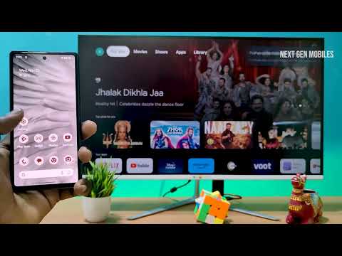 How To cast your mobile screen to TV on Pixel 7a in English