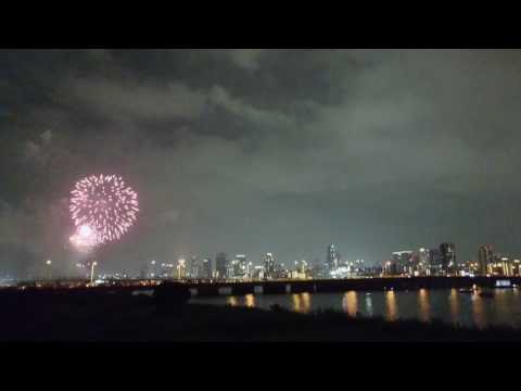 淀川🎆花火大会🎵初めて間近で、観たよ👌