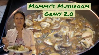 Ann Esselstyn's Mommy's Mushroom Gravy 2.0 | Vegan Thanksgiving