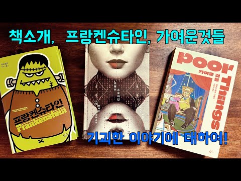 책소개, 책추천, 프랑켄슈타인, 가여운 것들