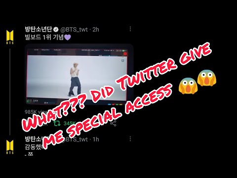 Did Twitter give me special access? #BTS_twt #BTS #BTSVDANCEVIDEO #BTSDELETEDVIDEO #BTSDELETEDTWEETS