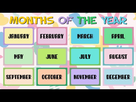 January February | Months of The Year | जनवरी फरबरी | मार्च अप्रेल | Months Name #monthsoftheyear