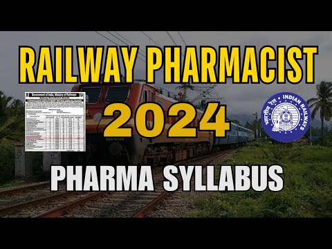 RRB Pharmacist Syllabus 2024 | 246 Vacancy | Check Now #rrbpharmacist #pharmacist #esic_pharmacist