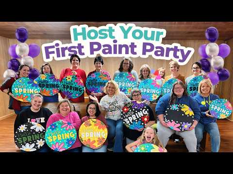 How to Host Your First Paint Party | Essential Tools & Materials