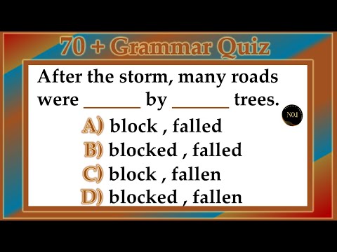 70 + Comprehensive English Tests and Grammar Challenges | Improve Your English| No.1 Quality English