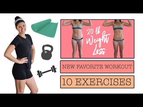 MY NEW FAVORITE Home Workout || Total Body || Weight Loss Update