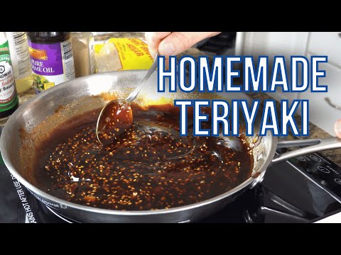 Non-Traditional Teriyaki Sauce | Alcohol Free Teriyaki | Nonalcoholic Sauce | Homemade Teriyaki