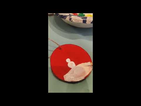 Christmas ornaments painting