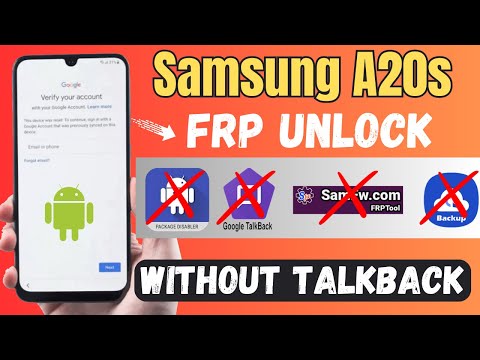 Samsung A20s FRP Bypass New Security | Without TalkBack Latest Method